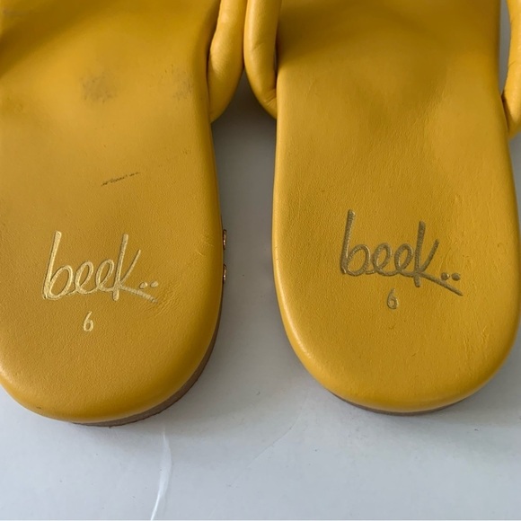 beek Sunbird Sandals‎ Ginger Yellow Sz 6 - Picture 6 of 6